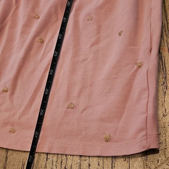 H&M Pink Long Sleeve Heart Dress 8/10 - Picture 5 of 10